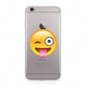 Skal till Apple iPhone 6(S) - Emoji Tongue Winking Eye