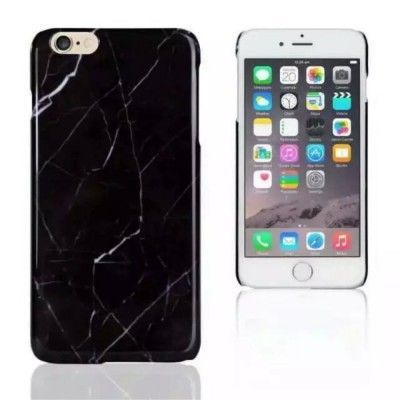 Skal till Apple iPhone 6(S) Plus - Svart Marmor