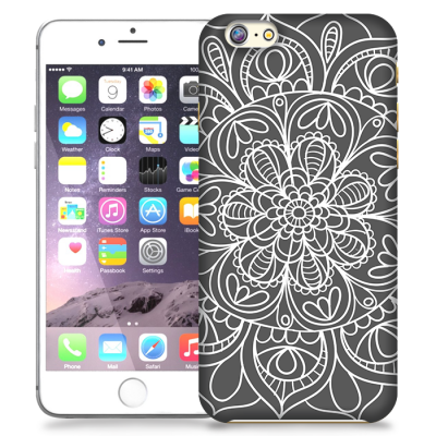 Skal till iPhone 6 / 6S- Mandala - Grå