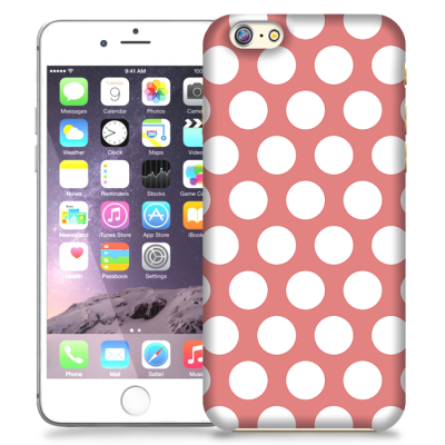 Skal till Apple iPhone 6 - Polka - Persika