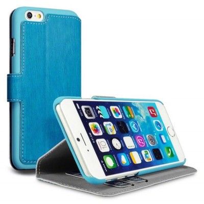 Terrapin Slim Plånboksfodral till Apple iPhone 6 (Blå)