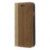 Smooth Plånboksfodral till Apple iPhone 6 / 6S (Brun)