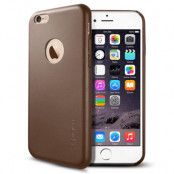 SPIGEN Leather Fit Skal till Apple iPhone 6/6S  (Brun)