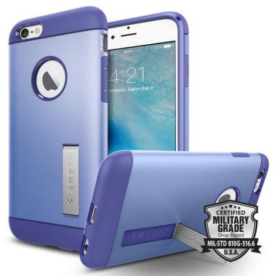 SPIGEN Slim Armor Skal till Apple iPhone 6/6S  (Lila)