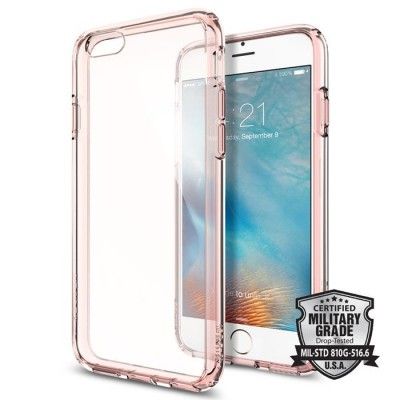 SPIGEN Ultra Hybrid skal till Apple iPhone 6 / 6S (Rose Crystal)