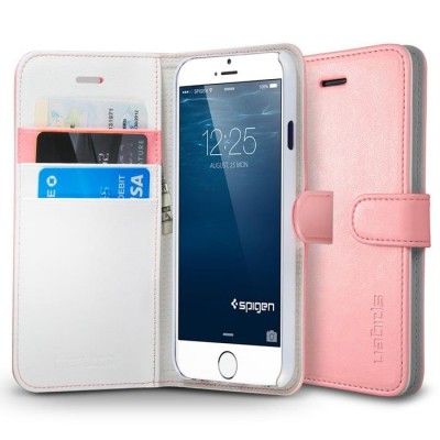 Spigen Wallet S Plånboksfodral till Apple iPhone 6/6S (Rosa)