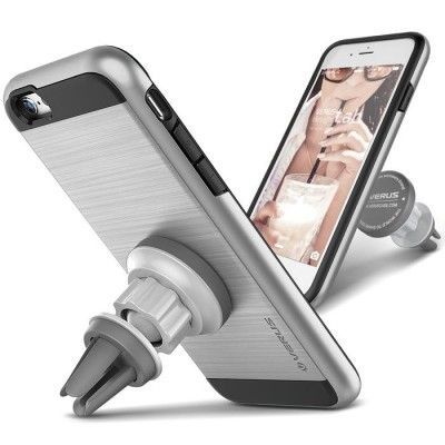 Verus Verge Magnetic Flat Skal till Apple iPhone 6 / 6S - Light Silver