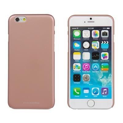 Viva Madrid Metalico Flex (Rose Gold) + Glas Skärmskydd till iPhone 6/6S
