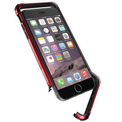 X-Doria Aluminium Bumper Defence Gear Skal till Apple iPhone 6 - Röd