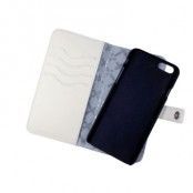 Xqisit Eman Plånboksfodral av äkta läder till iPhone 6 - Vit
