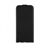 Xqisit Flipcover Carbon för iPhone 6 - Svart
