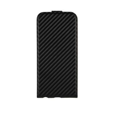 Xqisit Flipcover Carbon för iPhone 6 - Svart