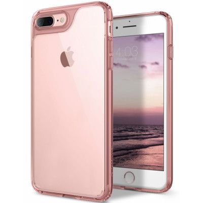 Caseology Waterfall Skal till Apple iPhone 7 Plus - Rose Gold