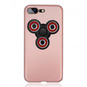 EDC Tri Fidget Spinner Skal till iPhone 7 Plus - Rose Gold