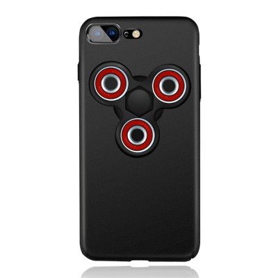 EDC Tri Fidget Spinner Skal till iPhone 7 Plus - Svart