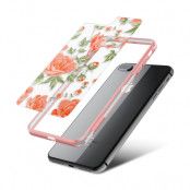 Fashion mobilskal till Apple iPhone 7 Plus - Orange flowers