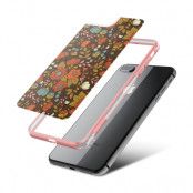 Fashion mobilskal till Apple iPhone 7 Plus - Retro Blommor - Bru
