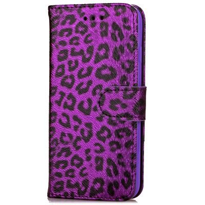 Leopard Plånboksfodral till iPhone 7/8 Plus -  Lila