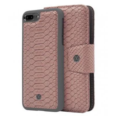 Marvêlle N°301 Plånboksfodral iPhone 7/8 Plus - ASH PINK REPTILE