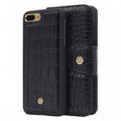 Marvêlle N°301 Plånboksfodral iPhone 7/8 Plus - BLACK CROCO