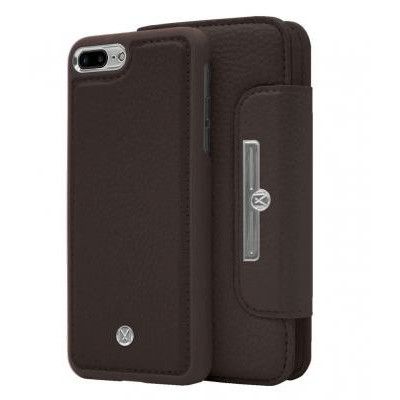 Marvêlle N°303 Plånboksfodral iPhone 7/8 Plus - DARK BROWN