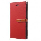 Mercury Romance Diary Fodral till iPhone 7/8 Plus - Röd