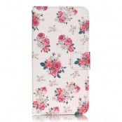 Plånboksfodral till iPhone 7/8 Plus - Rosa Blommor