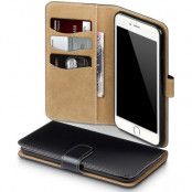 Plånboksfodral till iPhone 7 Plus - Svart/Beige