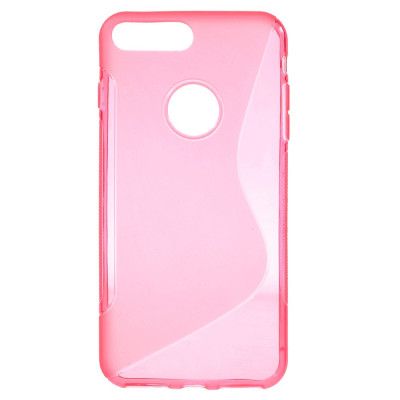 S-line Mobilskal till iPhone 7 Plus - Mörkrosa