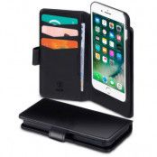 SiGN Plånboksfodral 2-in-1 för iPhone 7/8 Plus - Svart