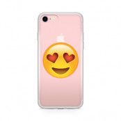 Skal till Apple iPhone 7 Plus - Emoji Heart Eyes