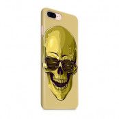 Skal till Apple iPhone 7 Plus - Hipster Skull Gul