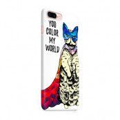 Skal till Apple iPhone 7 Plus - Color my world - Katt