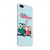 Skal till Apple iPhone 7 Plus - Ugglor - Be my valentine