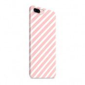 Skal till Apple iPhone 7 Plus - Stripes - Ljusrosa