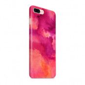 Skal till Apple iPhone 7 Plus - Vattenfärg - Rosa