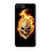 Skal till iPhone 7 Plus & iPhone 8 Plus - Skull on fire