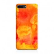 Skal till Apple iPhone 7/8 Plus - Vattenfärg - Orange