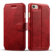 Super Plånboksfodral till iPhone 7 Plus - Röd