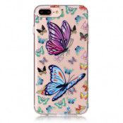 TPU Mobilskal till iPhone 7 Plus - Fjärilar