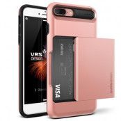 Verus Damda Glide Card Slot Skal till Apple iPhone 7 Plus - Rose Gold