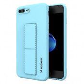 Wozinsky Kickstand Silicone Skal iPhone 7 plus/ iPhone 8 plus - Ljus Blå