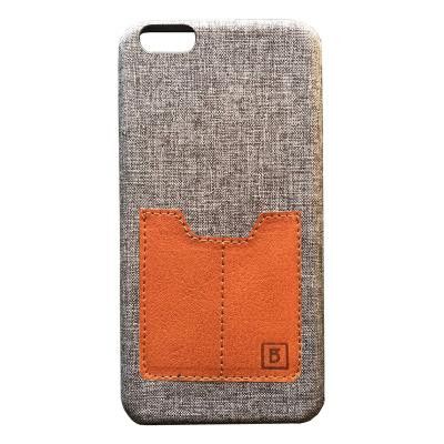 Brecca Fabric Cover Cc Holder iPhone 7/6S/6 Grey