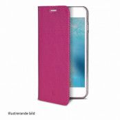 Celly Air Slim Leather Case till iPhone 7 - Rosa