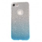 Combo glitter skal till iPhone 7 - Blå