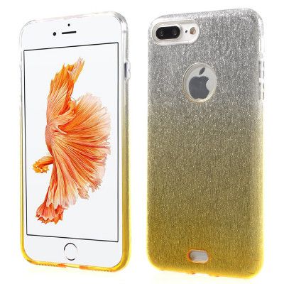 Combo glitter skal till iPhone 7 Plus - Gul