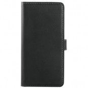 Essentials Plånboksfodral av äkta läder till iPhone 7 - Svart