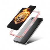 Fashion mobilskal till Apple iPhone 7 - Skull on fire