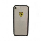 Ferrari Hardcase Mobilskal iPhone 7 / 8 / SE 2020 - Transparent / Svart