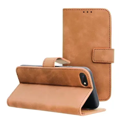Forcell iPhone 7/8/SE (2020/2022) Plånboksfodral Tender - Brun